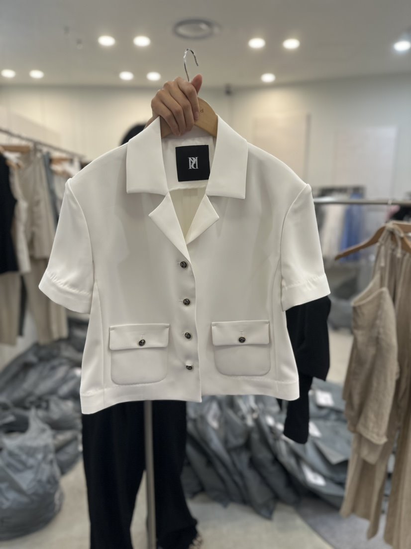 PABLORED直郵韓國代購女裝新品時尚真品職業24春夏夾克短款MAGNET夾克