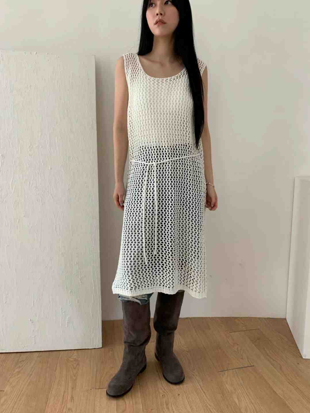 STAY ONE MORE韓國直郵東大門代購女裝新品職業24春夏連衣裙STAY ONE MORE連衣裙