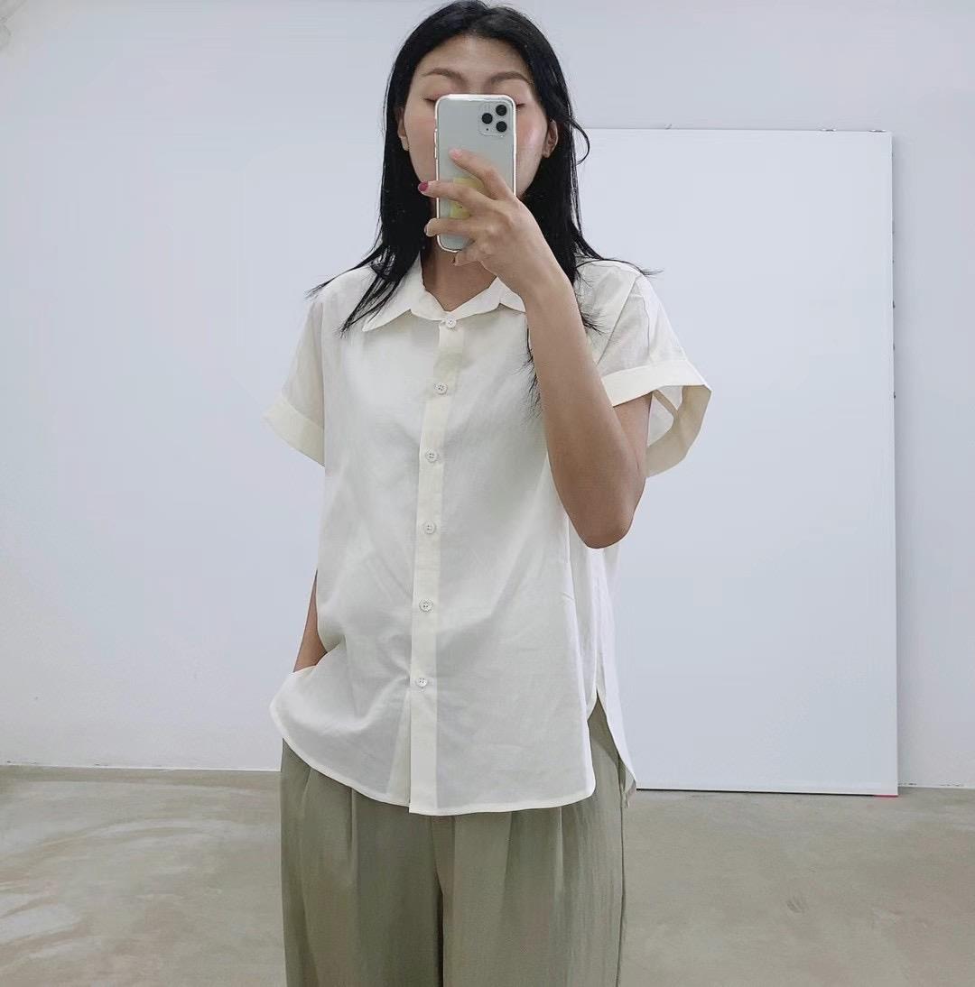 VOLANT直郵韓國代購女士新款時尚職業推薦人氣熱賣襯衫蕾絲衫POLLEN襯衫/蕾絲衫