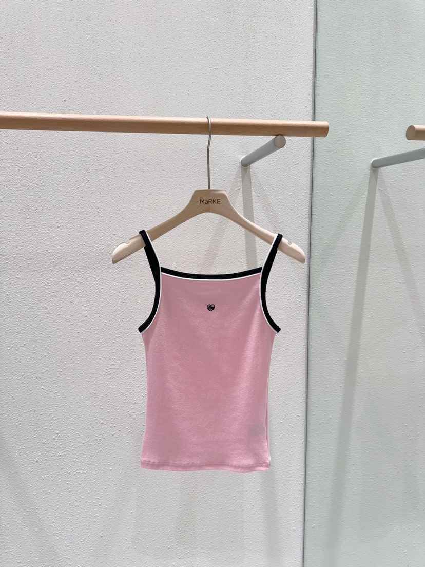 MARKE-P韓國直郵女裝新品時尚推薦真品職業休閑吊帶背心刺繡MARKE-P吊帶/背心