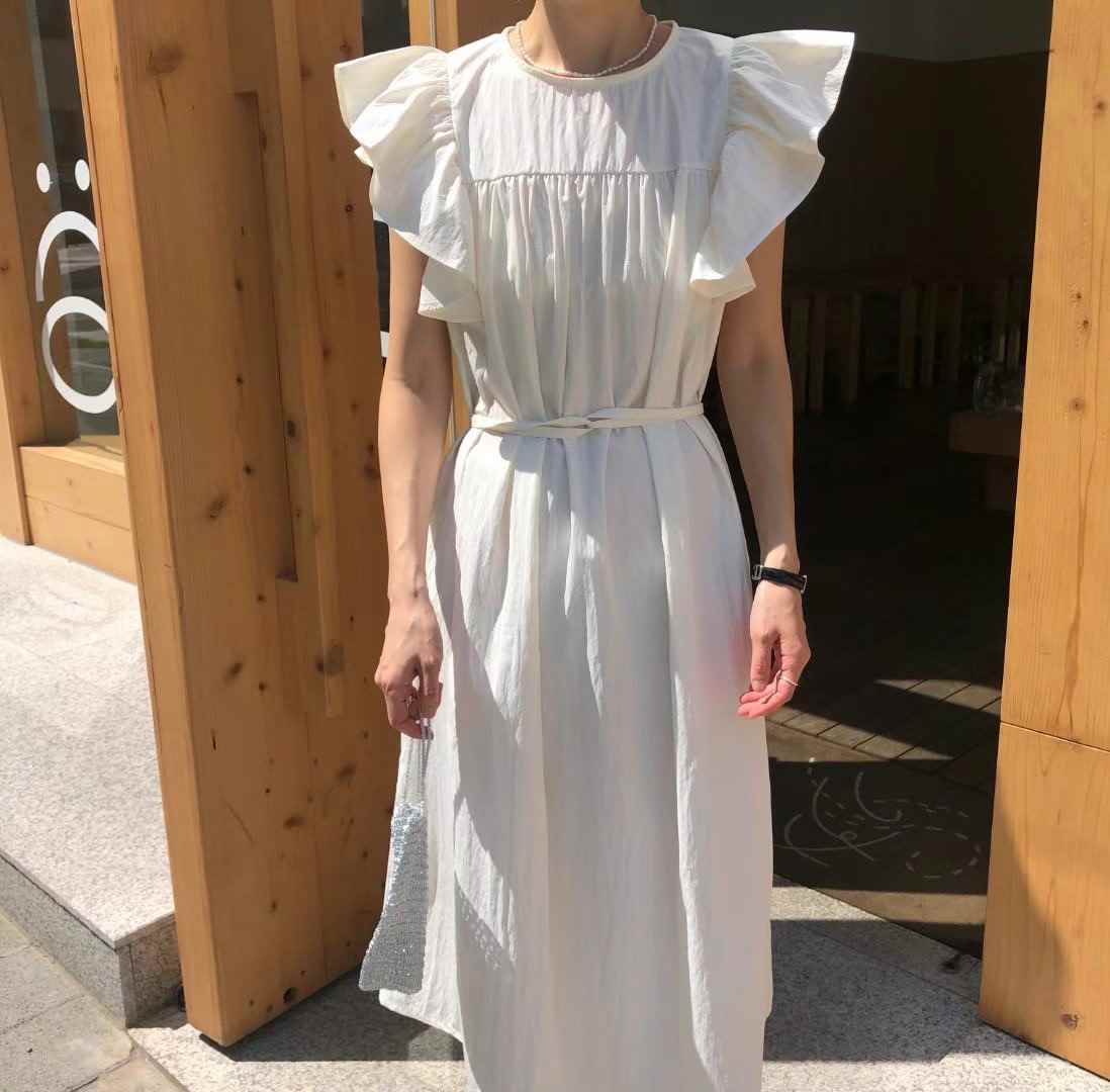 MAENEW韓國直郵女裝新品熱賣休閑24春夏推薦真品時尚連衣裙MAENEW連衣裙