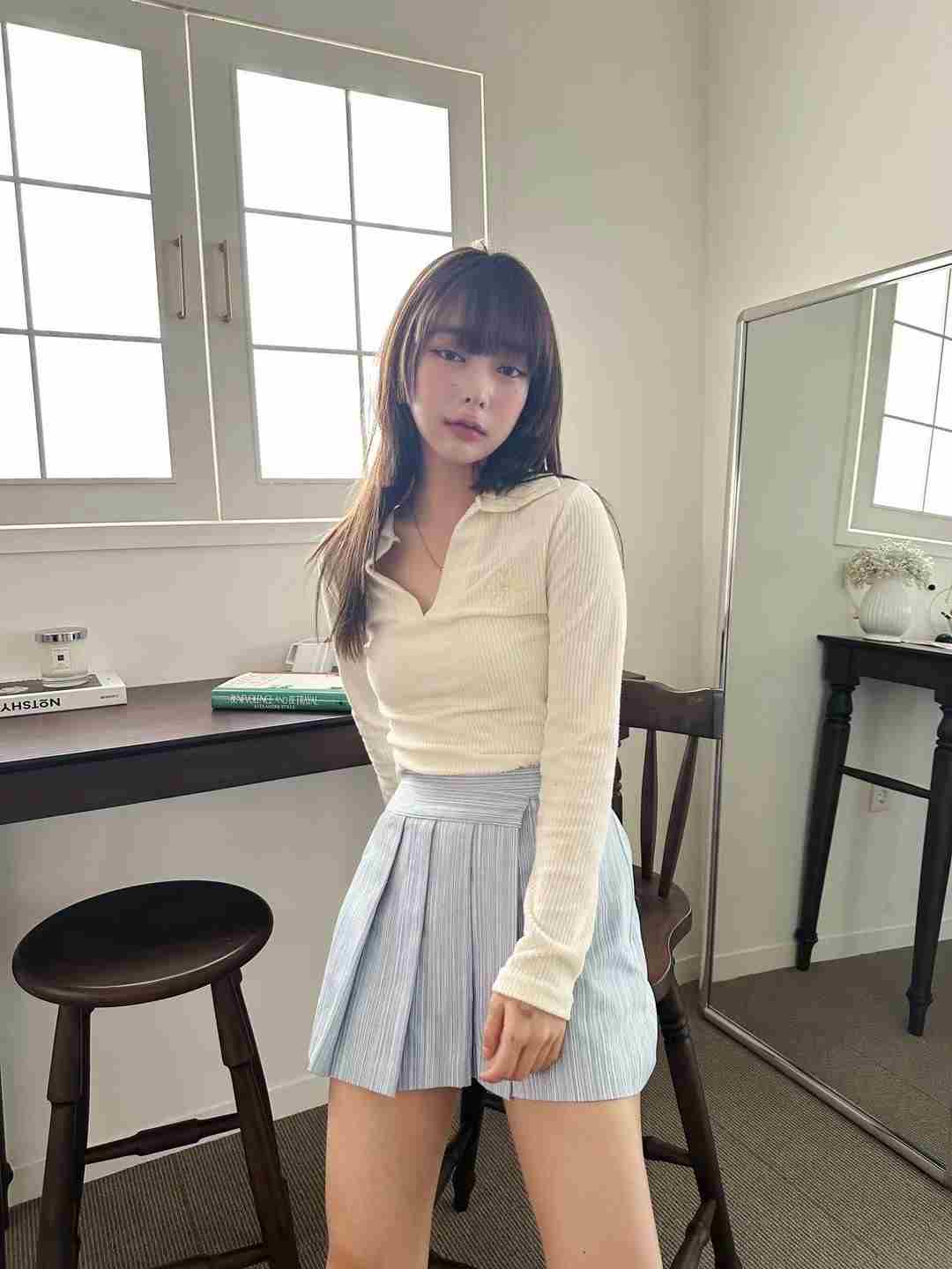 MAYFLOWER直郵韓國代購女裝新品24春夏職業推薦人氣時尚裙褲MAYFLOWER裙褲