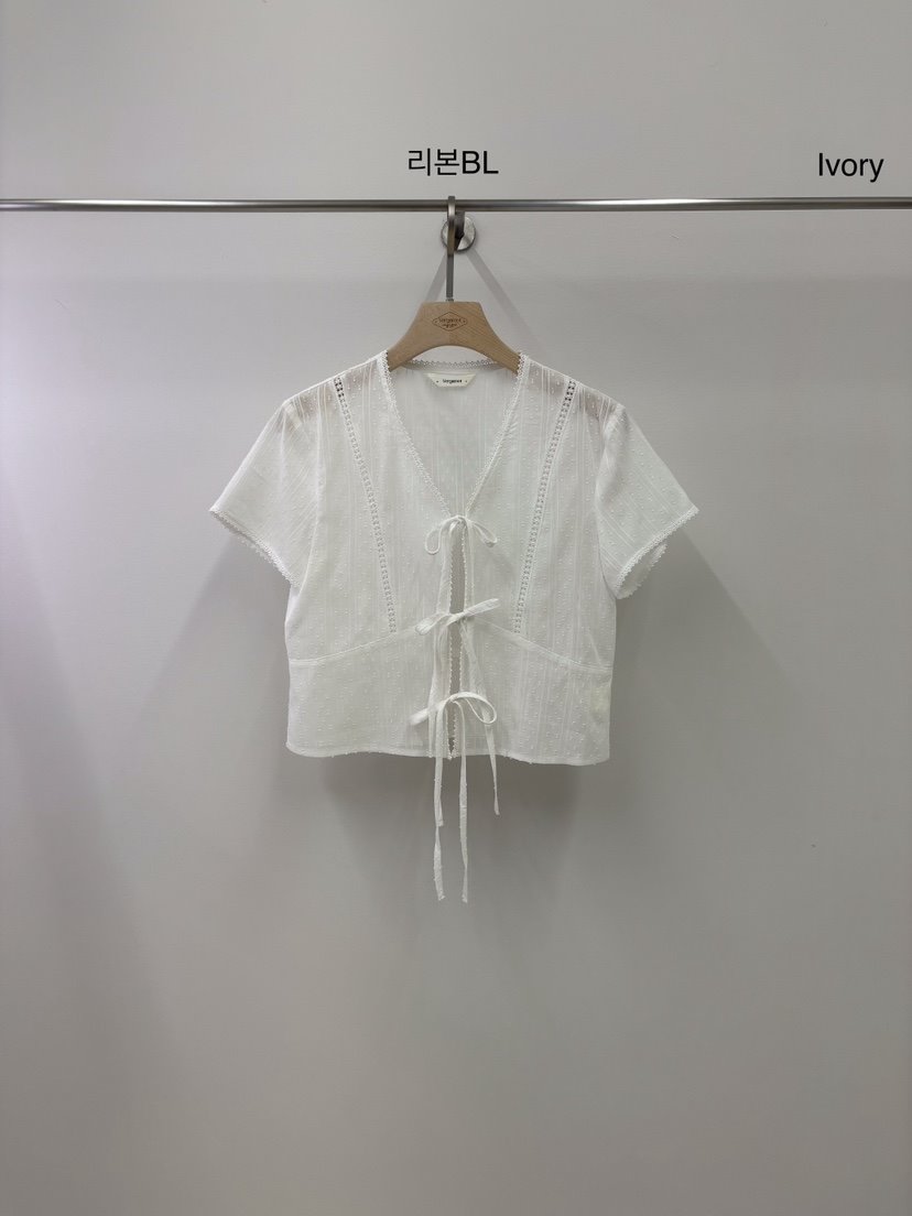 VERGAMOT韓國直郵東大門實拍女裝新款職業休閑24春夏襯衫蕾絲衫VERGAMOT襯衫/蕾絲衫