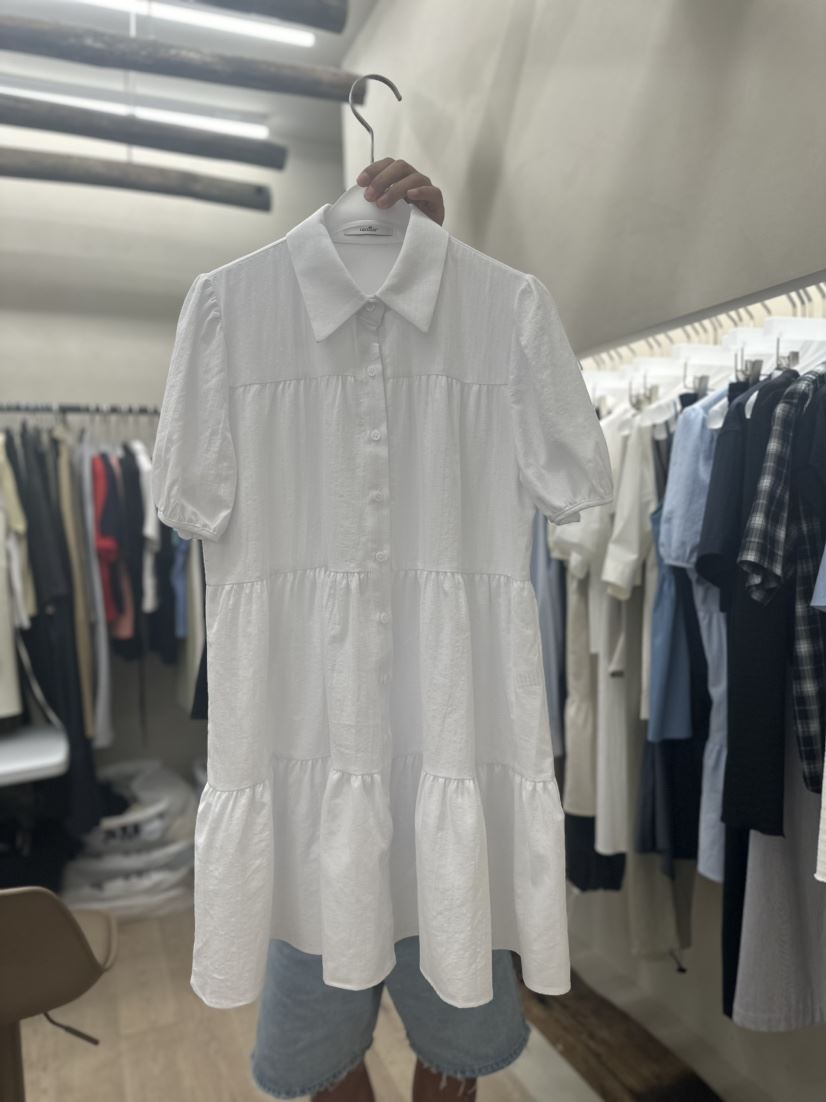 Waller直郵韓國代購女裝新品休閑推薦時尚熱賣24春夏連衣裙NOTHING連衣裙