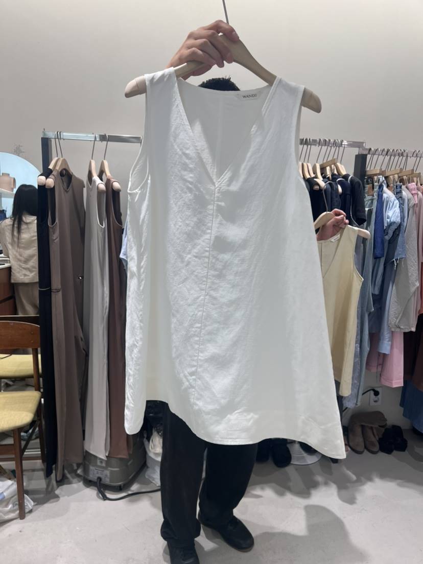 W AND J韓國直郵東大門代購女裝新品人氣職業休閑連衣裙V領W AND J連衣裙