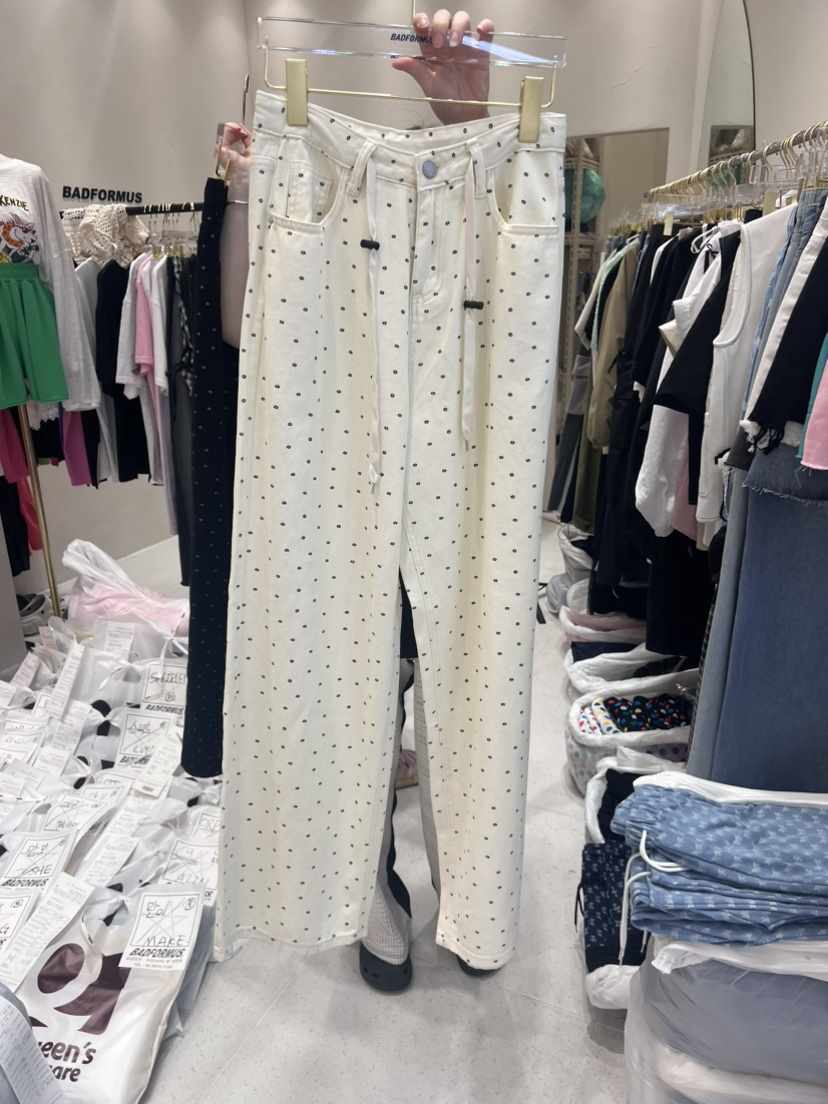 MVM韓國直郵東大門代購女裝新款職業人氣24春夏休閑牛仔褲MVM-男裝牛仔褲