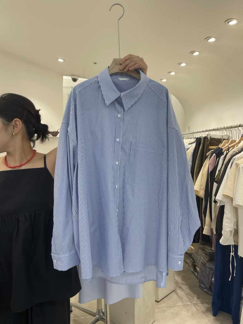 cornerbloom/3rooms韓國直郵女裝新品休閑推薦襯衫蕾絲衫THE SUIT BAR襯衫/蕾絲衫