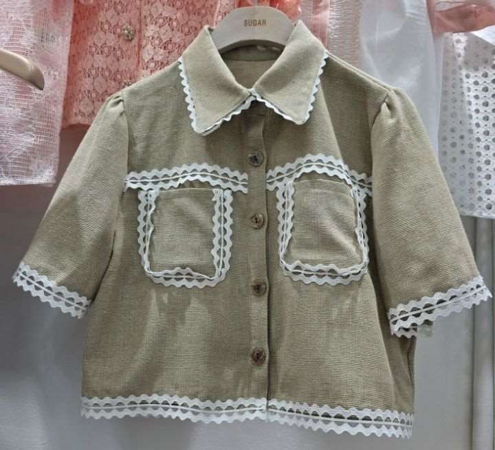 SUGAR韓國直郵東大門代購女裝新品24春夏職業人氣真品夾克SUGAR夾克