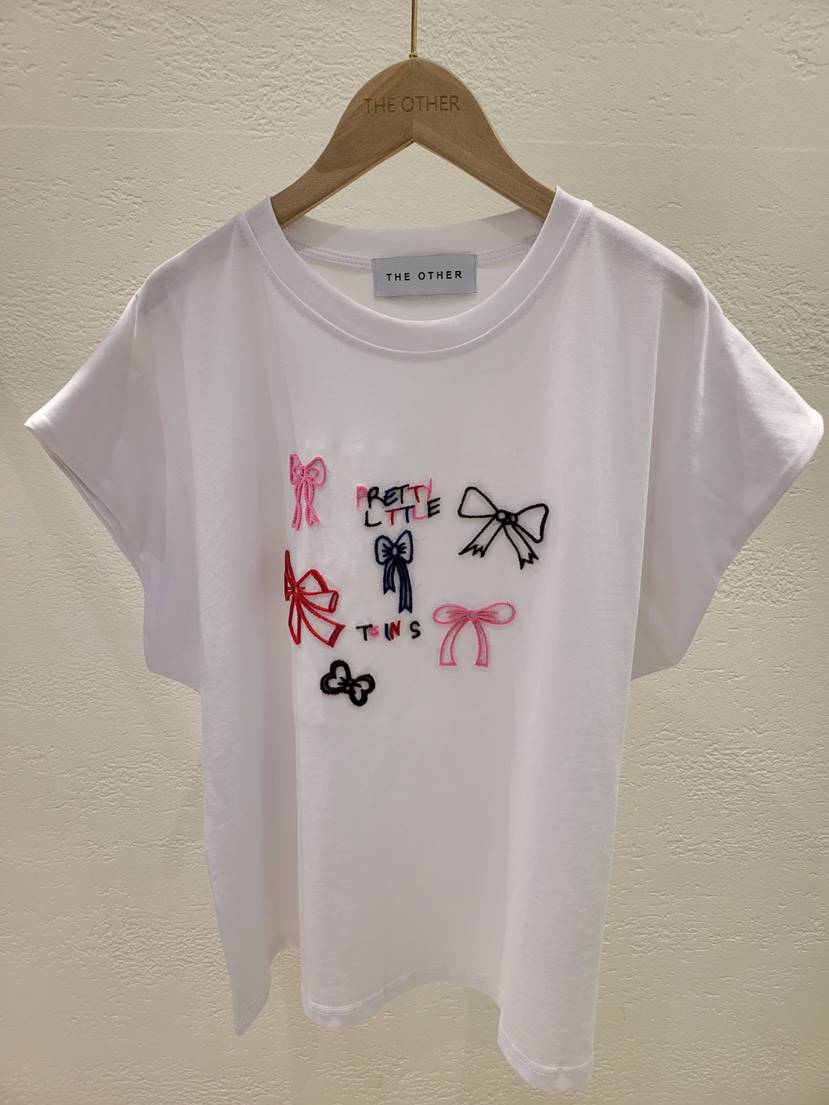 THE OTHER韓國直郵東大門代購女裝新品24春夏熱賣休閑T恤THE OTHERT恤