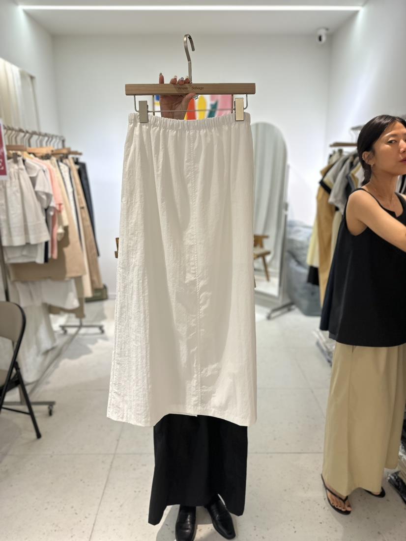 WEAUE SELVAGE直郵韓國代購女裝新款休閑真品推薦長裙綁帶WEAUE SELVAGE長裙