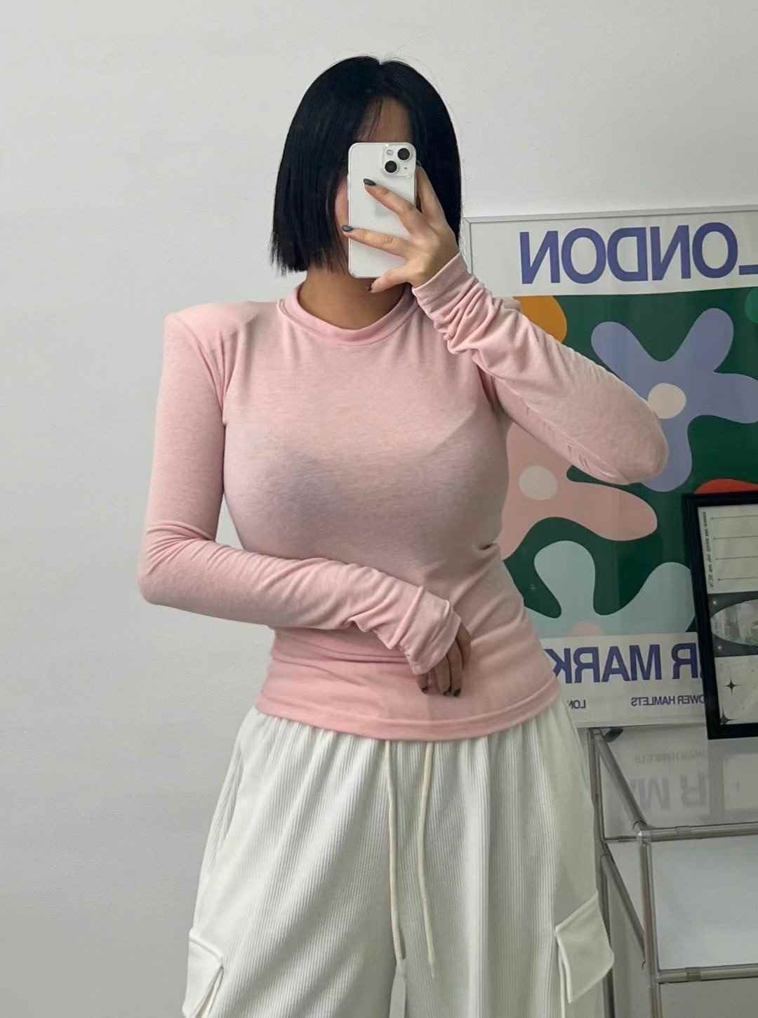 HHOLIC韓國直郵女裝新品人氣24春夏時尚真品熱賣推薦長袖T恤HHOLIC長袖T恤