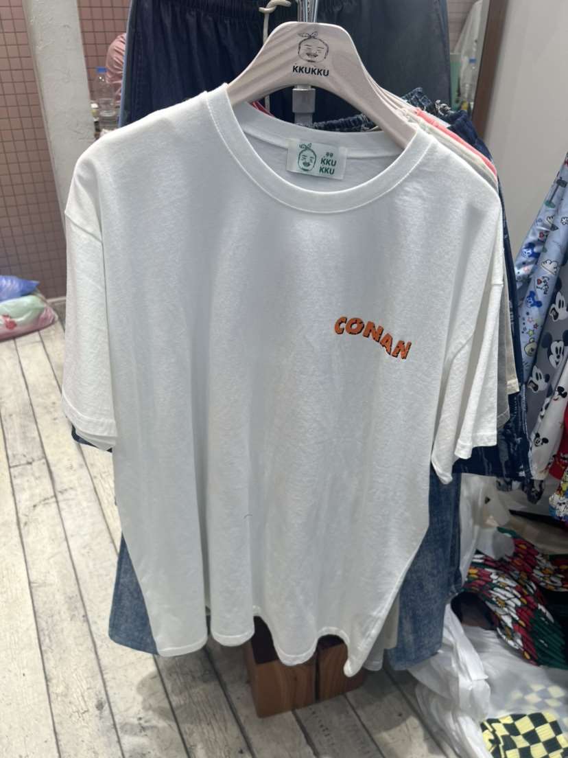 KKUKKU韓國直郵女裝新品人氣熱賣職業推薦休閑時尚真品24春夏T恤KKUKKU-男裝T恤