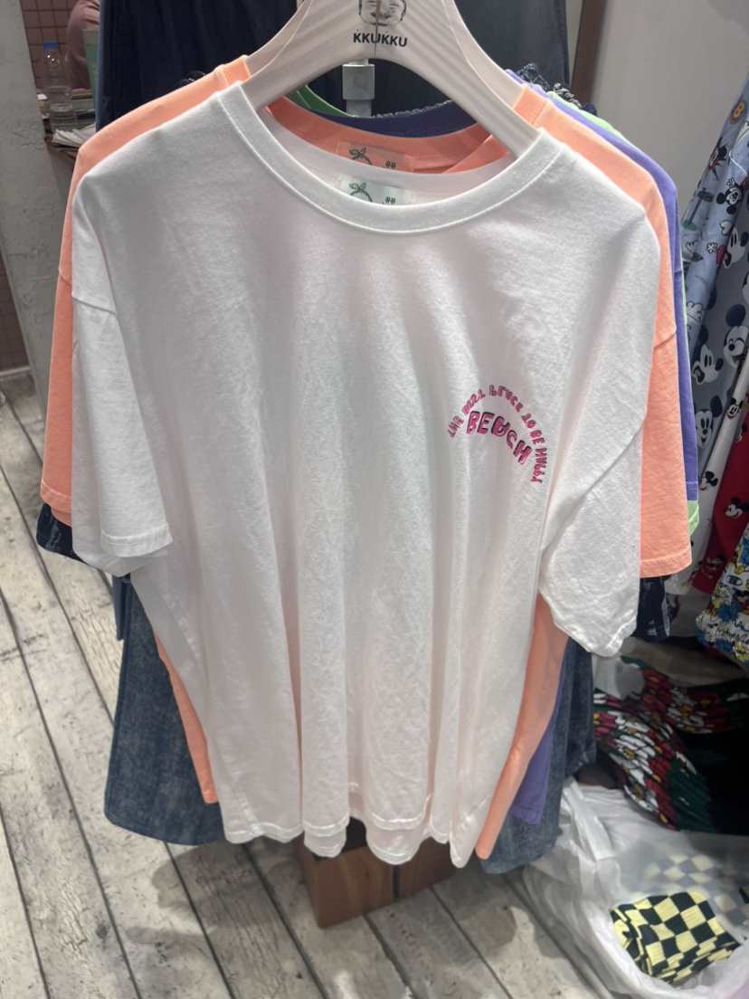 KKUKKU韓國直郵女裝新品熱賣人氣時尚休閑職業推薦真品24春夏T恤KKUKKU-男裝T恤