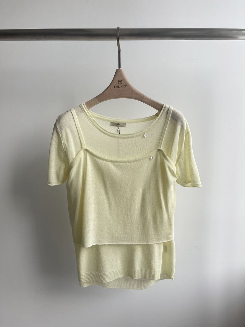 The any韓國直郵東大門實拍女裝新品24春夏人氣套裝兩件套MEMOIRE套裝