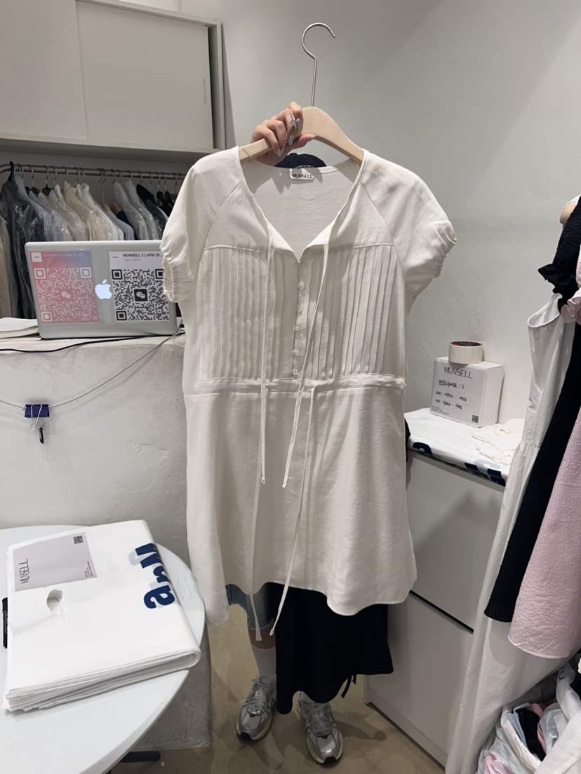 MUNSELL韓國直郵東大門代購女裝新款休閑推薦職業時尚連衣裙MUNSELL連衣裙