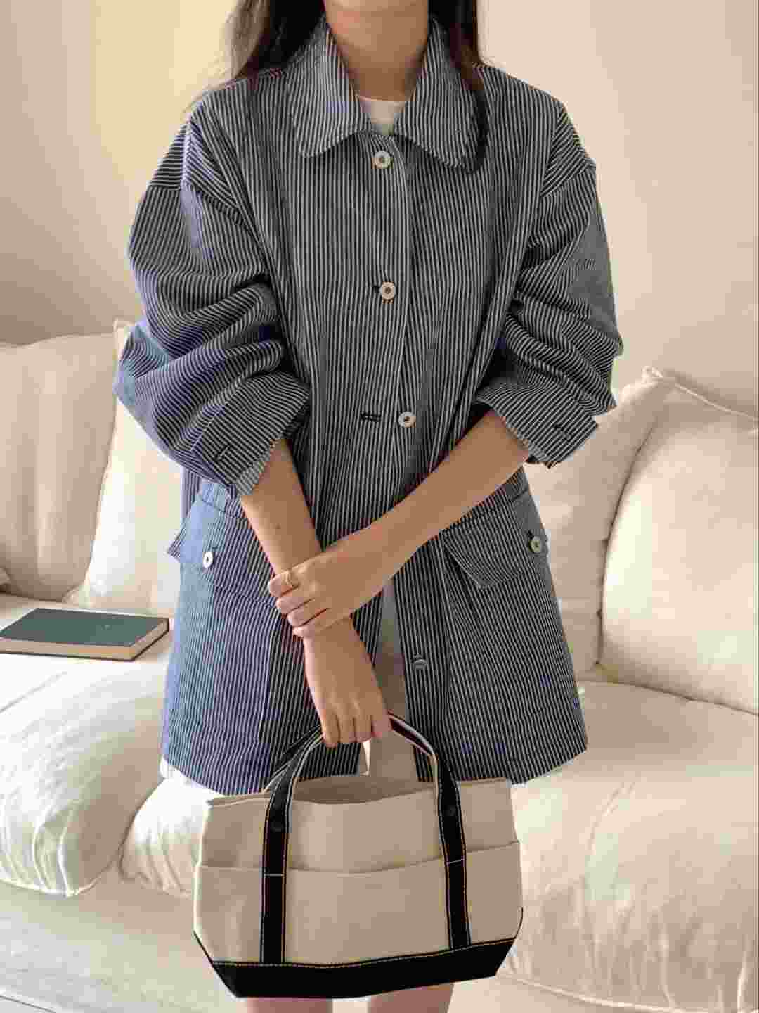 O SENSE-오센스-T韓國直郵東大門實拍女裝新款人氣職業夾克LE VAIR夾克