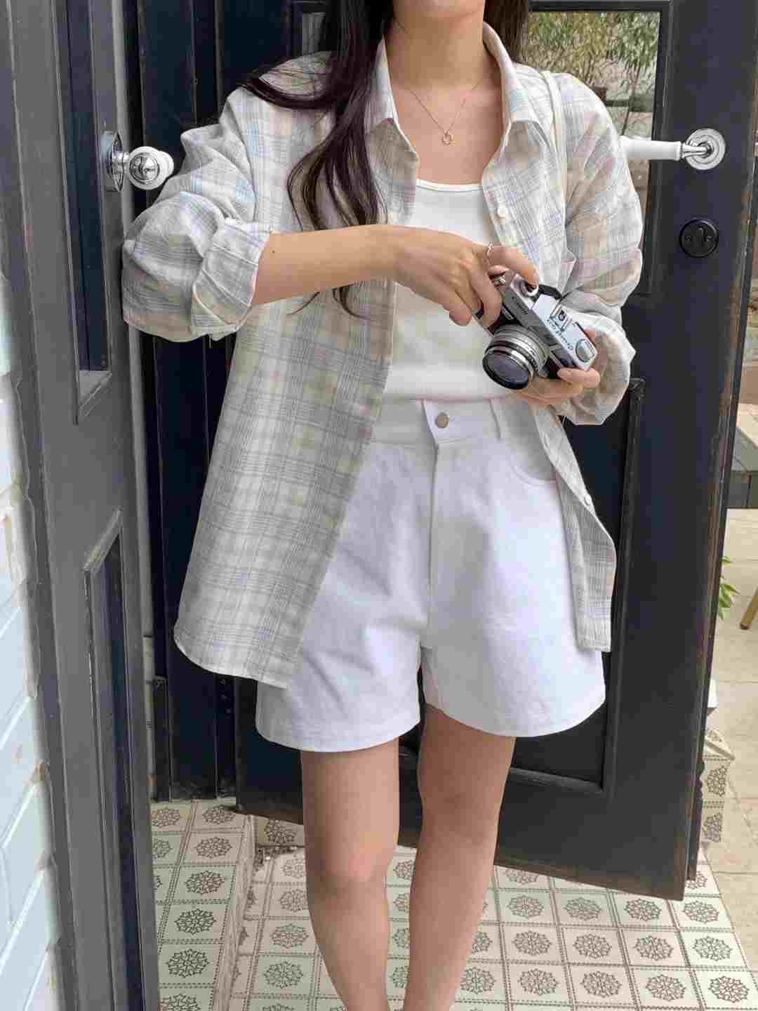 O SENSE-오센스-T韓國直郵東大門實拍女裝新品時尚襯衫蕾絲衫LE VAIR襯衫/蕾絲衫