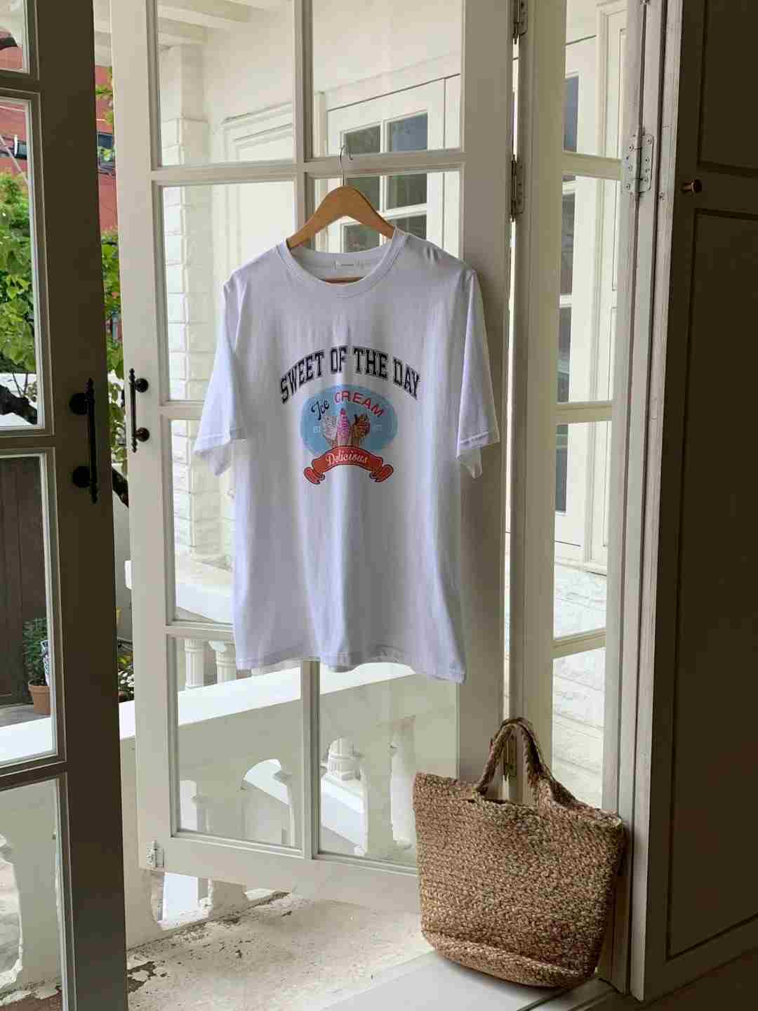 O SENSE-오센스-T韓國直郵女裝新品休閑人氣職業24春夏T恤LE VAIRT恤