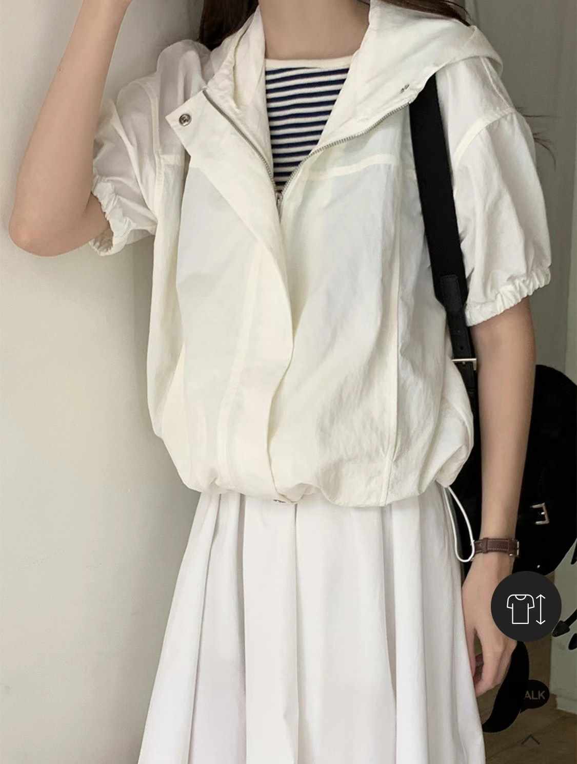 FEVER韓國直郵東大門實拍女裝新品推薦真品24春夏夾克連帽FEVER夾克
