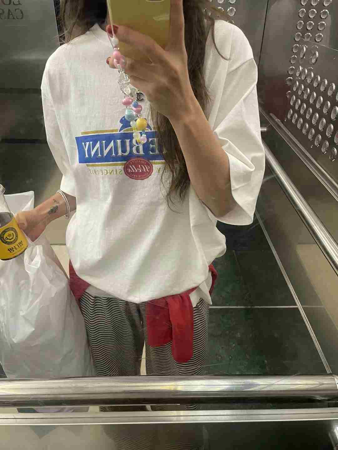 FEVER直郵韓國代購女裝新品人氣職業24春夏真品熱賣T恤兔子FEVERT恤