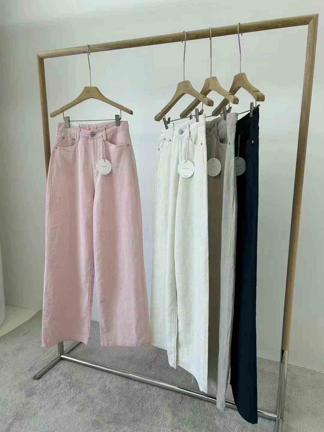 STYLE SCRAP韓國直郵東大門實拍女裝新款休閑24春夏牛仔褲STYLE SCRAP牛仔褲