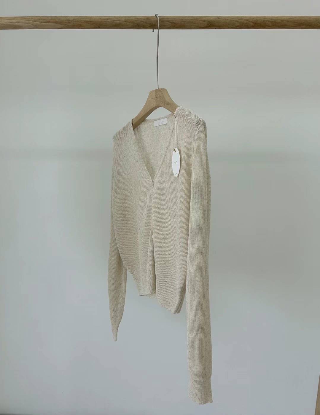 STYLE SCRAP韓國直郵女裝新品推薦24春夏人氣針織衫亞麻STYLE SCRAP針織衫