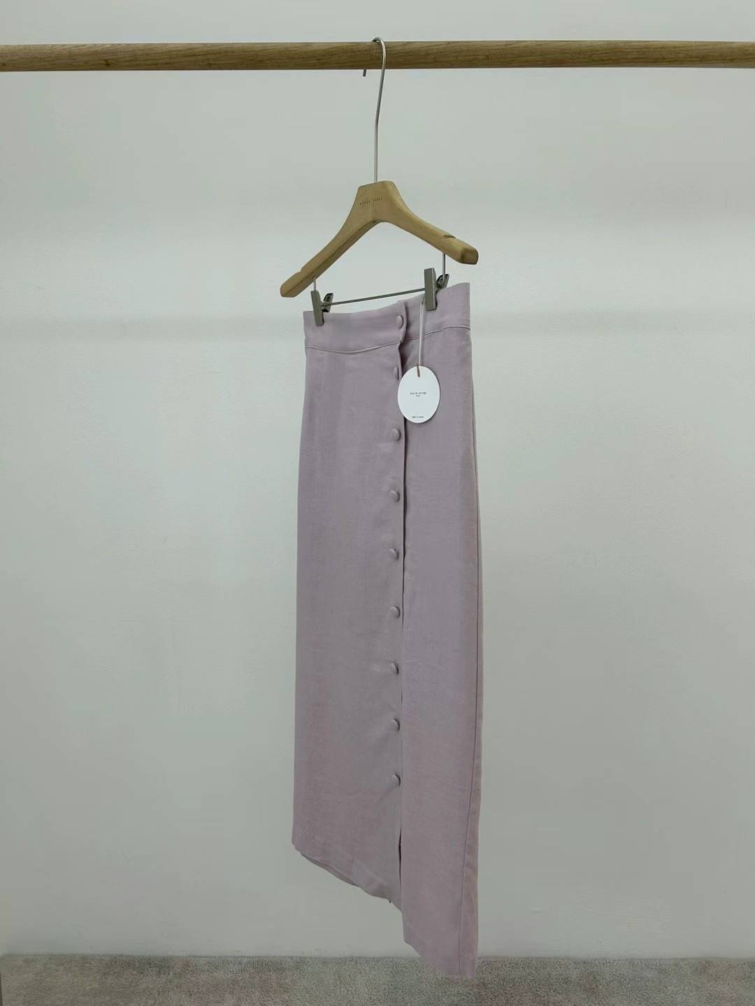 STYLE SCRAP直郵韓國代購女裝新品職業人氣真品時尚長裙亞麻STYLE SCRAP長裙