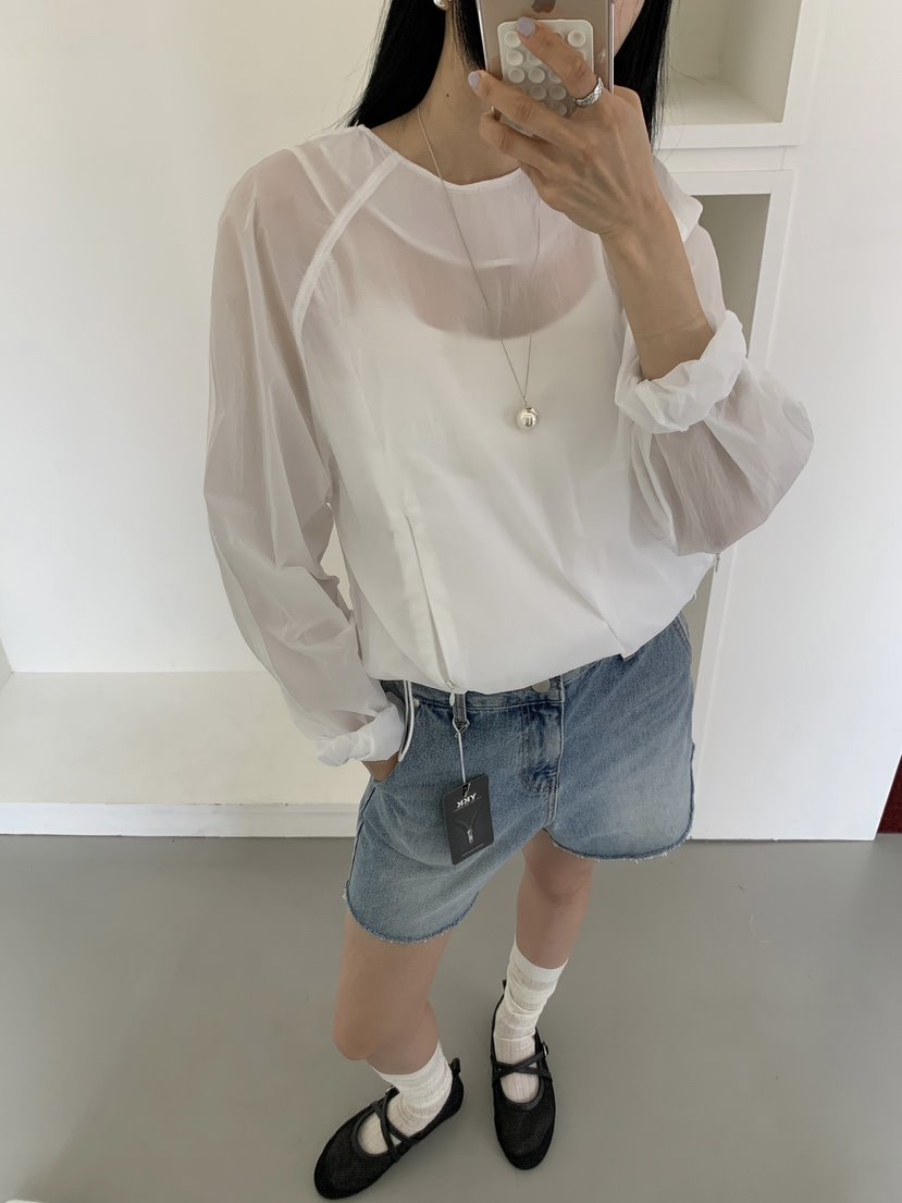 US直郵韓國代購女裝新款真品時尚推薦人氣熱賣24春夏襯衫蕾絲衫US襯衫/蕾絲衫