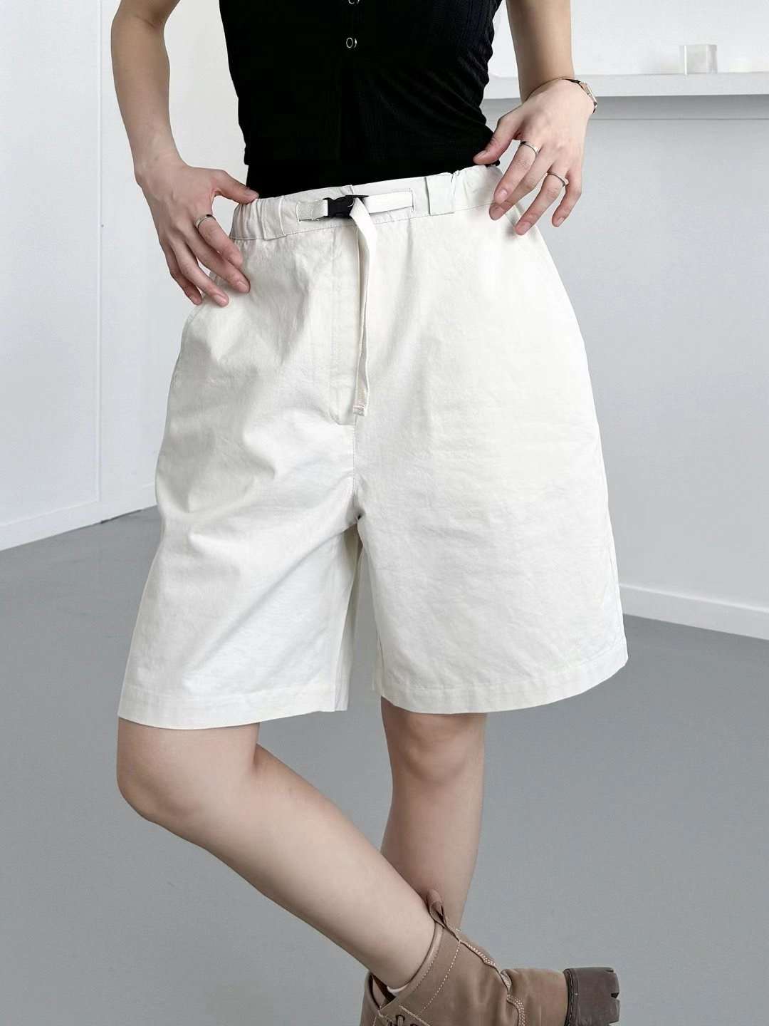 Theraw韓國直郵女士新款推薦24秋夏人氣休閑時尚熱賣短褲Theraw短褲