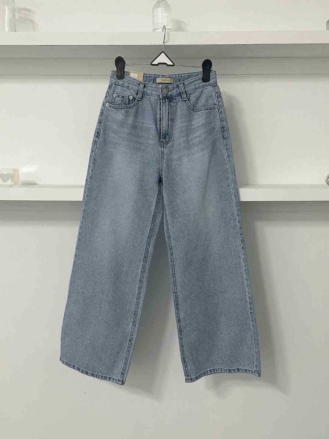 Theraw韓國直郵東大門實拍女士新品24秋夏休閑人氣牛仔褲Theraw牛仔褲