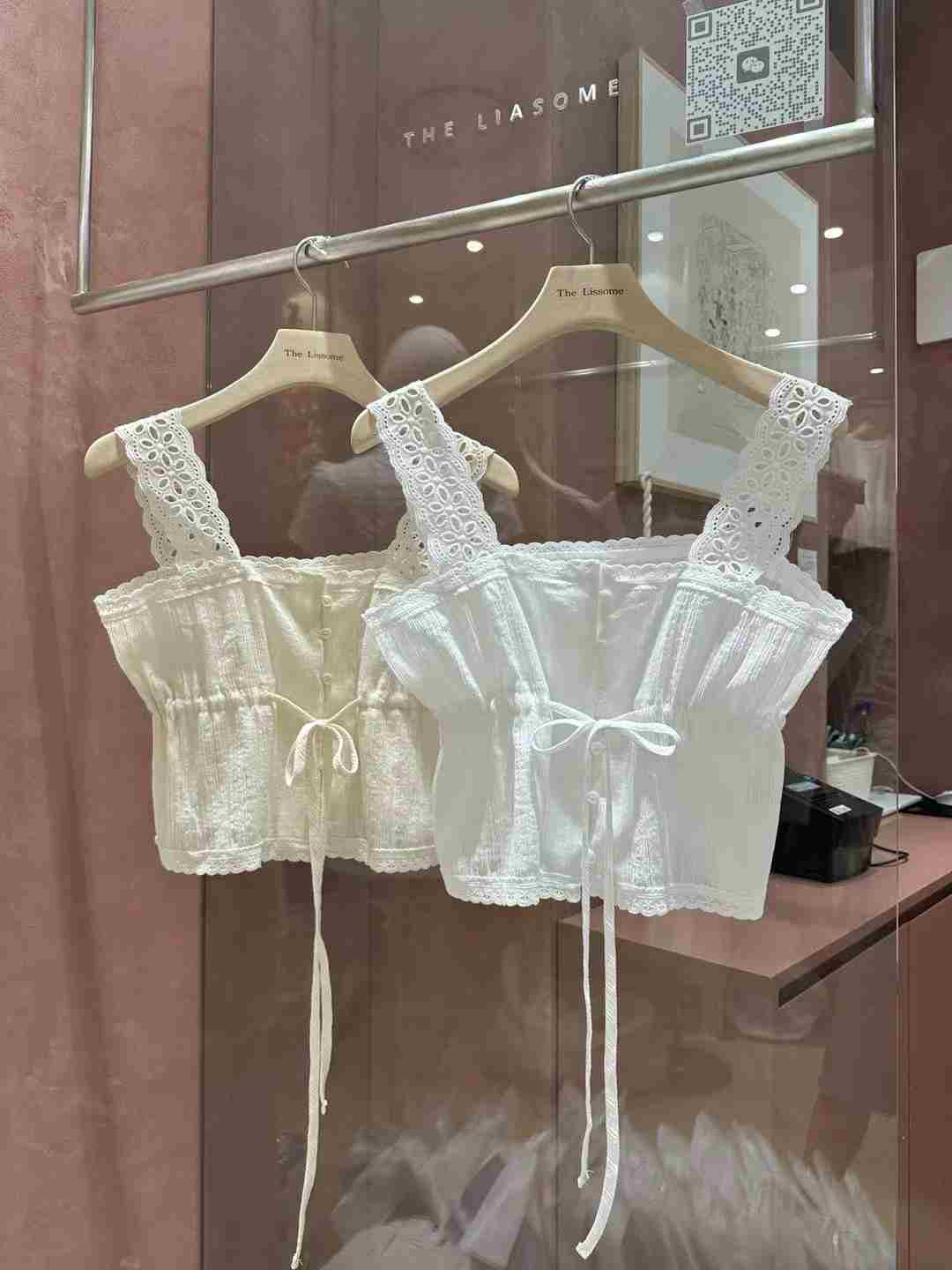 THE LIASOME直郵韓國代購女裝新款24春夏推薦職業吊帶背心THE LIASOME吊帶/背心