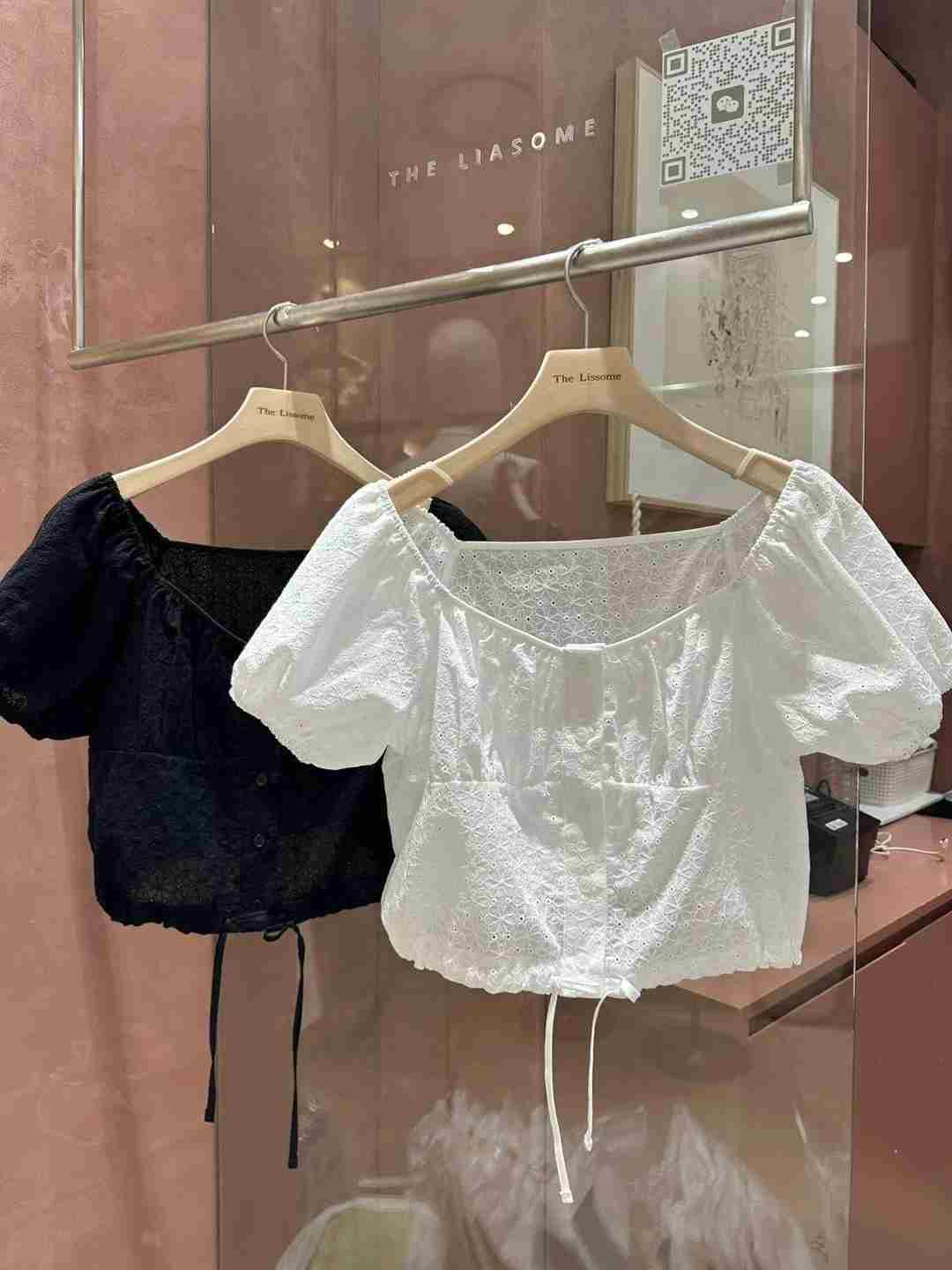 THE LIASOME直郵韓國代購女裝新品真品熱賣24春夏襯衫蕾絲衫THE LIASOME襯衫/蕾絲衫