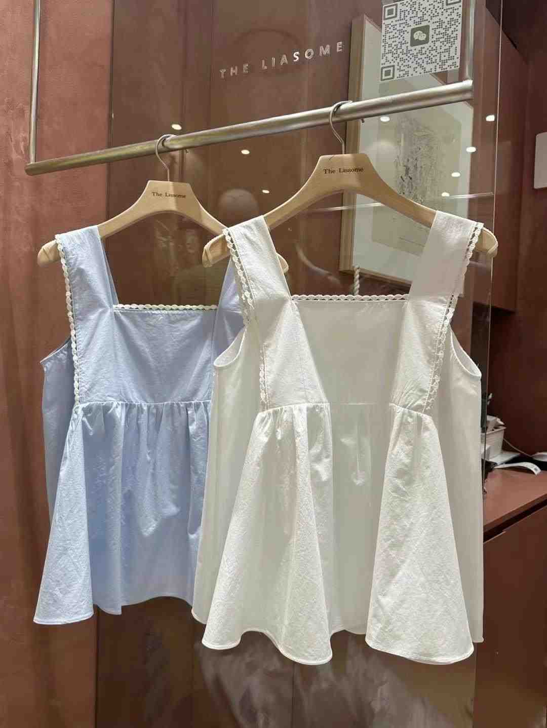THE LIASOME韓國直郵東大門代購女裝新品熱賣休閑吊帶背心THE LIASOME吊帶/背心