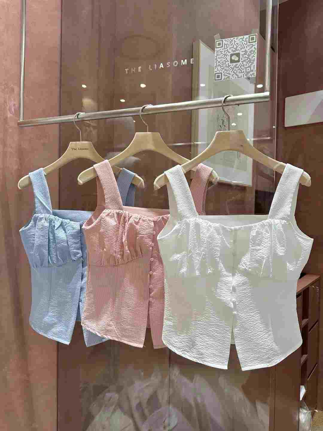 THE LIASOME韓國直郵東大門代購女裝新品時尚真品吊帶背心THE LIASOME吊帶/背心