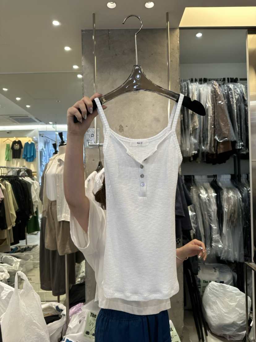 THE SIL直郵韓國代購女裝新品真品推薦人氣24春夏吊帶背心THE SIL/1 2ILLY吊帶/背心