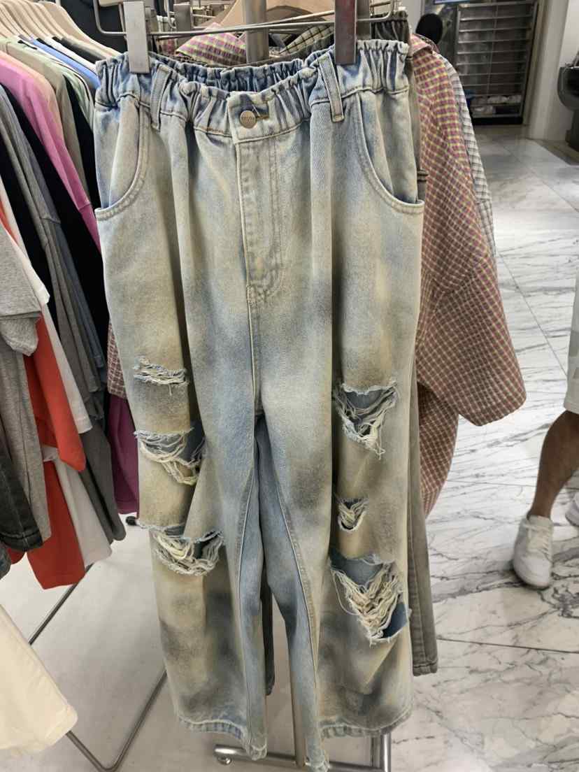 VOTUS-男女裝直郵韓國代購女裝新品時尚人氣推薦真品牛仔褲VOTUS-男女裝牛仔褲