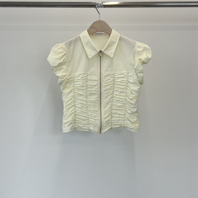 ANOTHER AVENUE韓國直郵女裝新品休閑真品時尚襯衫蕾絲衫拉鏈ANOTHER AVENUE襯衫/蕾絲衫