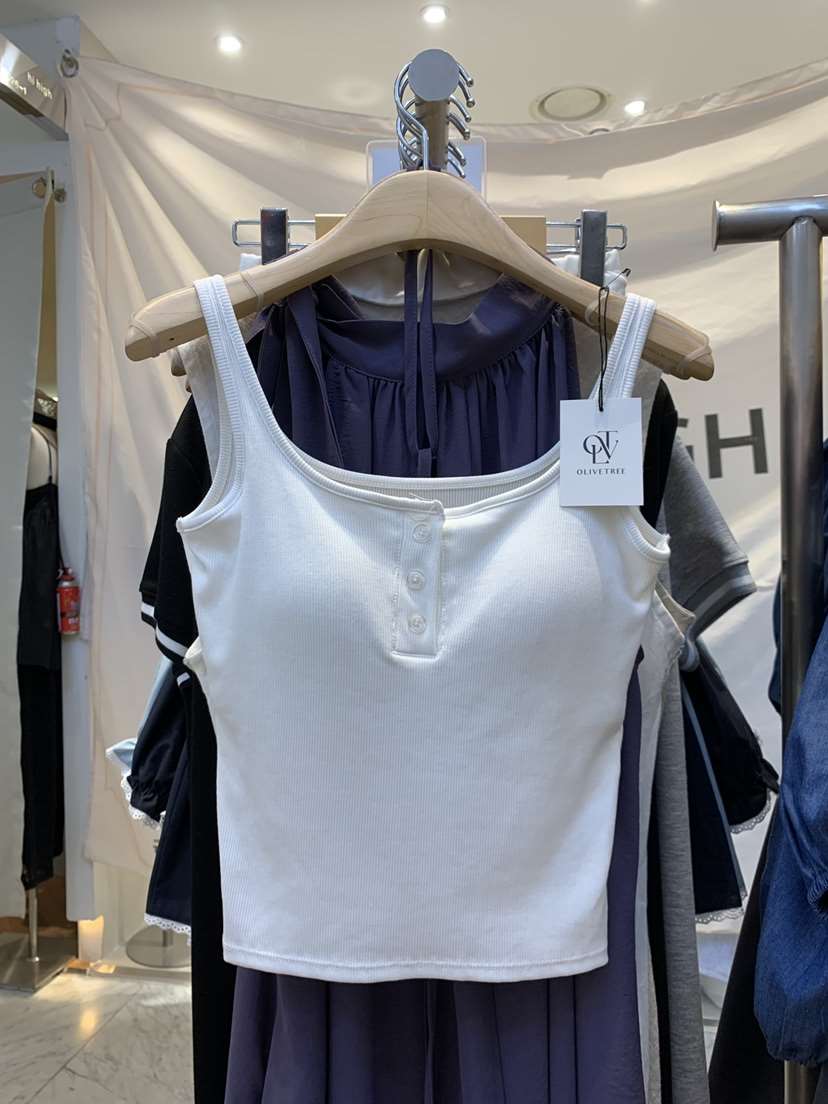 OLIVE TrEE韓國直郵東大門代購女裝新品熱賣時尚真品吊帶背心OLIVE TrEE吊帶/背心