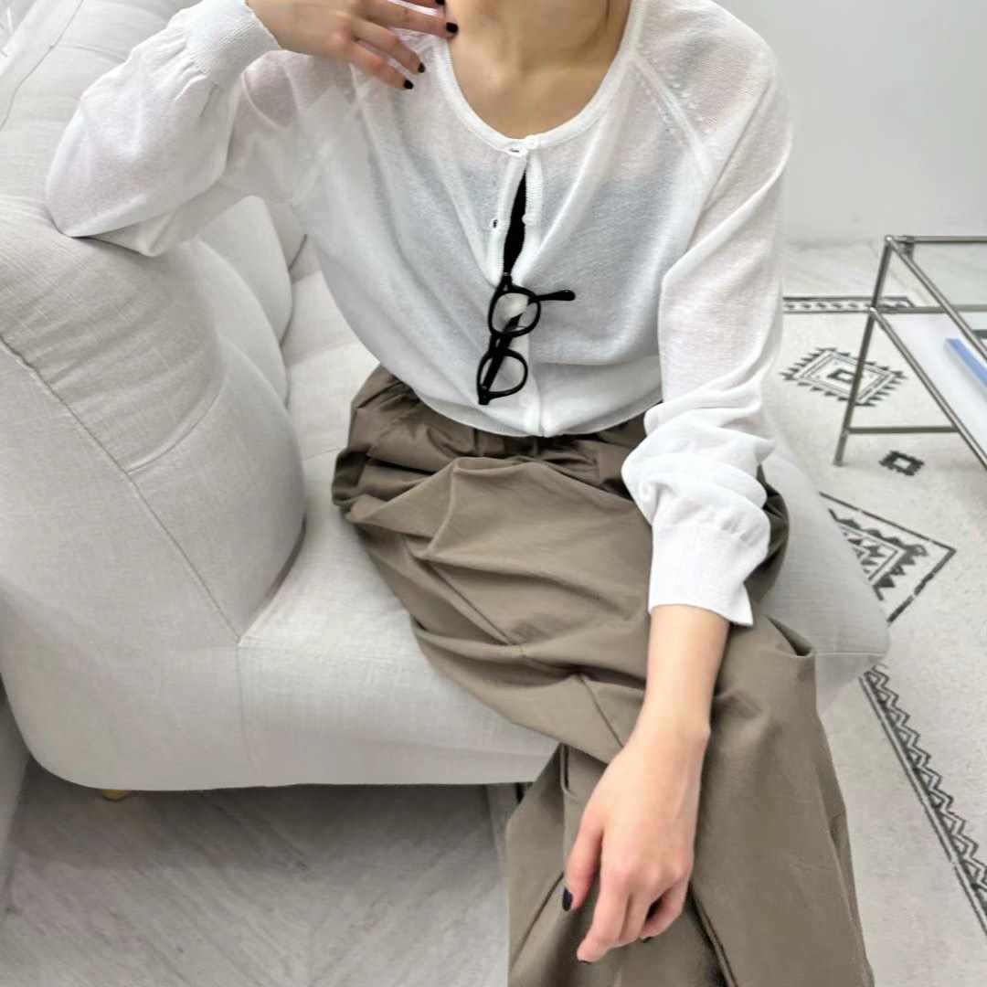 VIVAGLAM-비바글램-T韓國直郵東大門實拍女士新品24秋夏針織衫VIVAGLAM針織衫