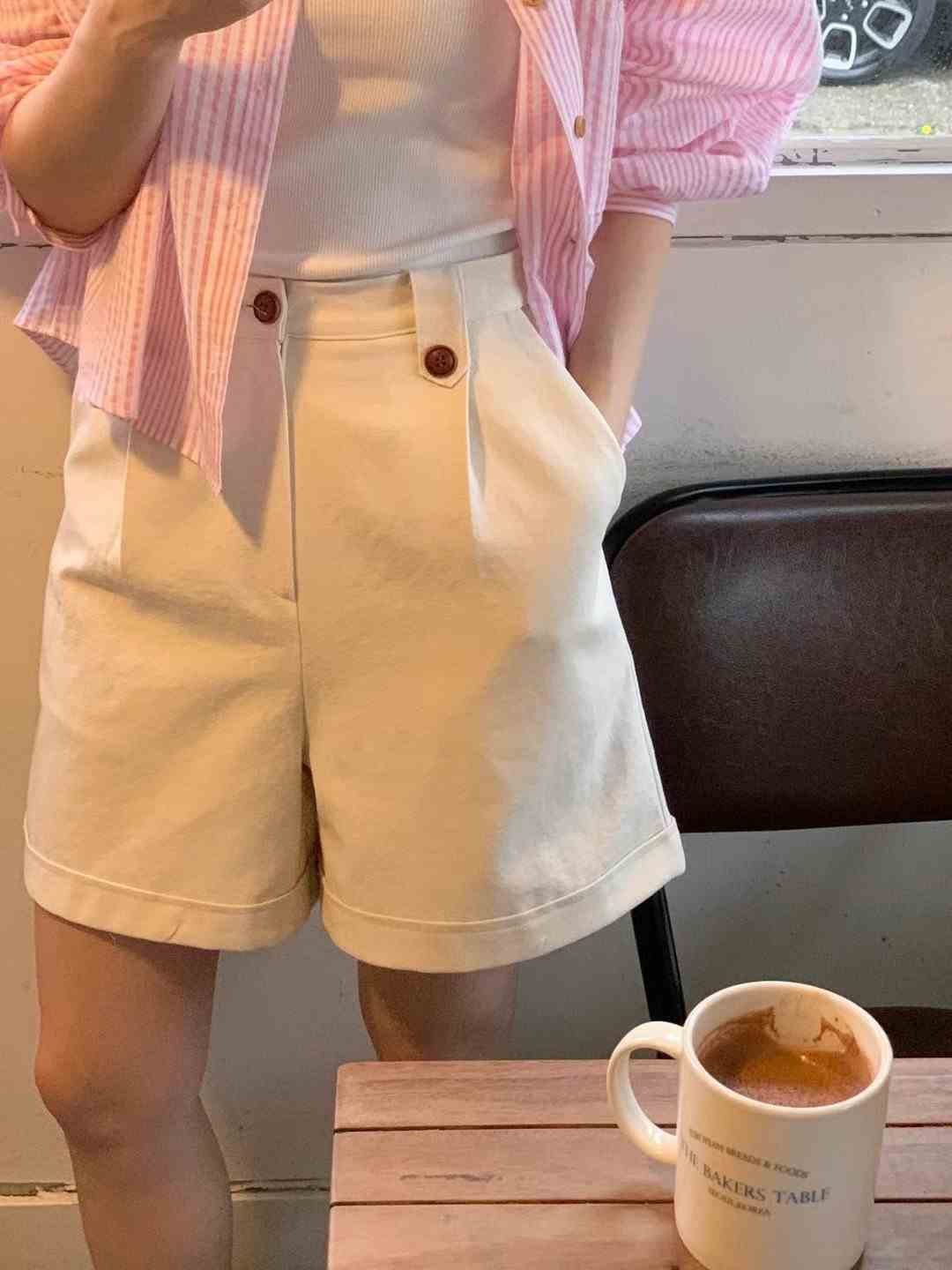 BLACKGHOBI韓國直郵女士新品熱賣真品24秋夏推薦時尚短褲BLACKGHOBI短褲