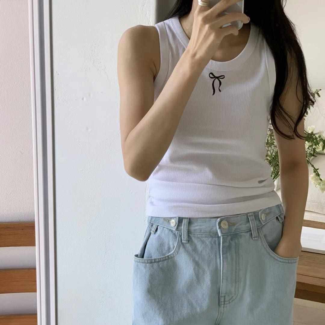 BLUSHER韓國直郵女士新品職業時尚熱賣人氣24秋夏吊帶背心BLUSHER吊帶/背心