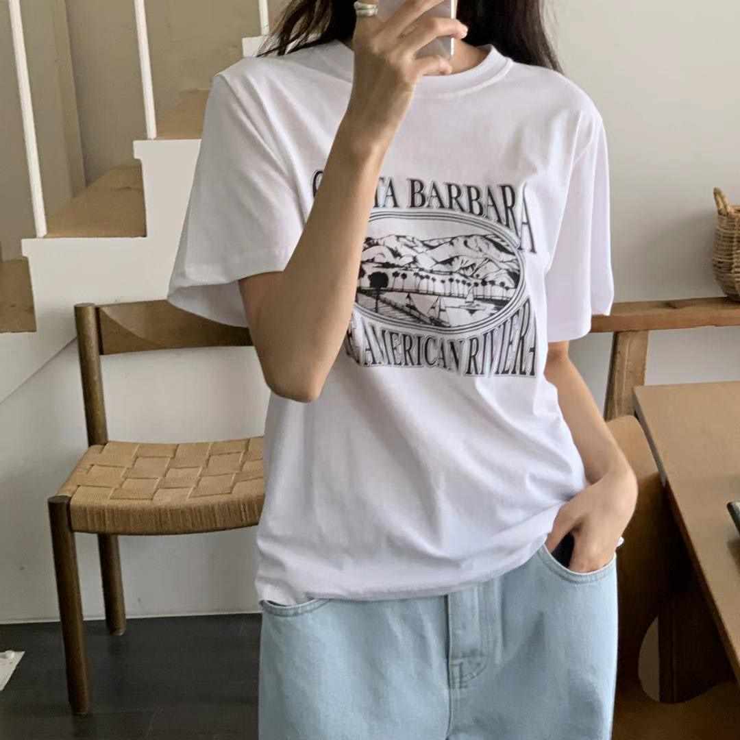 BLUSHER韓國直郵東大門代購女士新款推薦休閑真品時尚人氣T恤BLUSHERT恤
