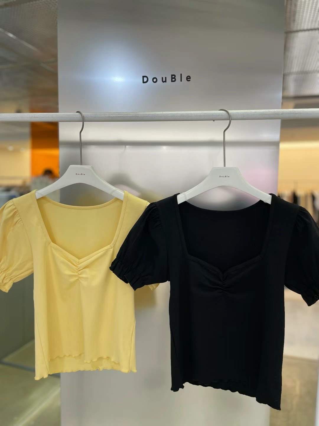 DOUBLE韓國直郵東大門代購女裝新款24秋夏推薦時尚休閑T恤DOUBLET恤