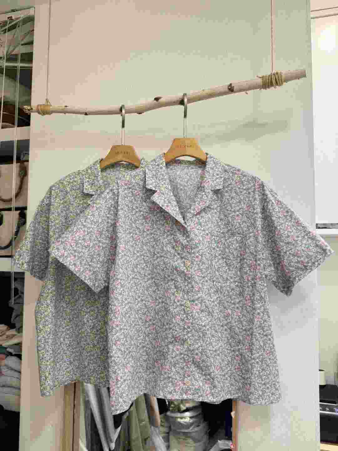 Le vral韓國直郵東大門實拍女裝新品時尚職業24春夏襯衫蕾絲衫Le vral襯衫/蕾絲衫