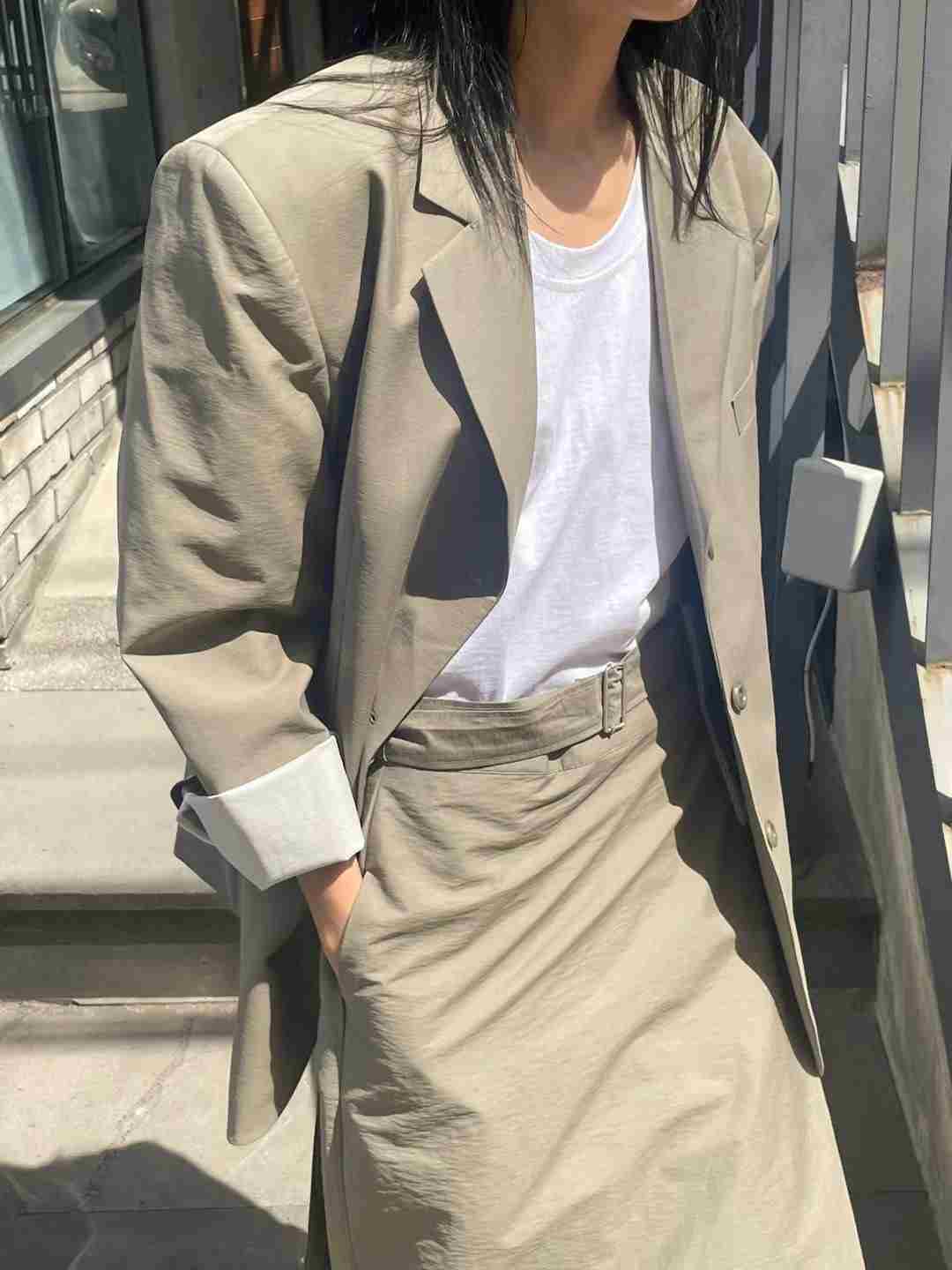 Le vral韓國直郵東大門代購女裝新品人氣24春夏時尚夾克Le vral夾克