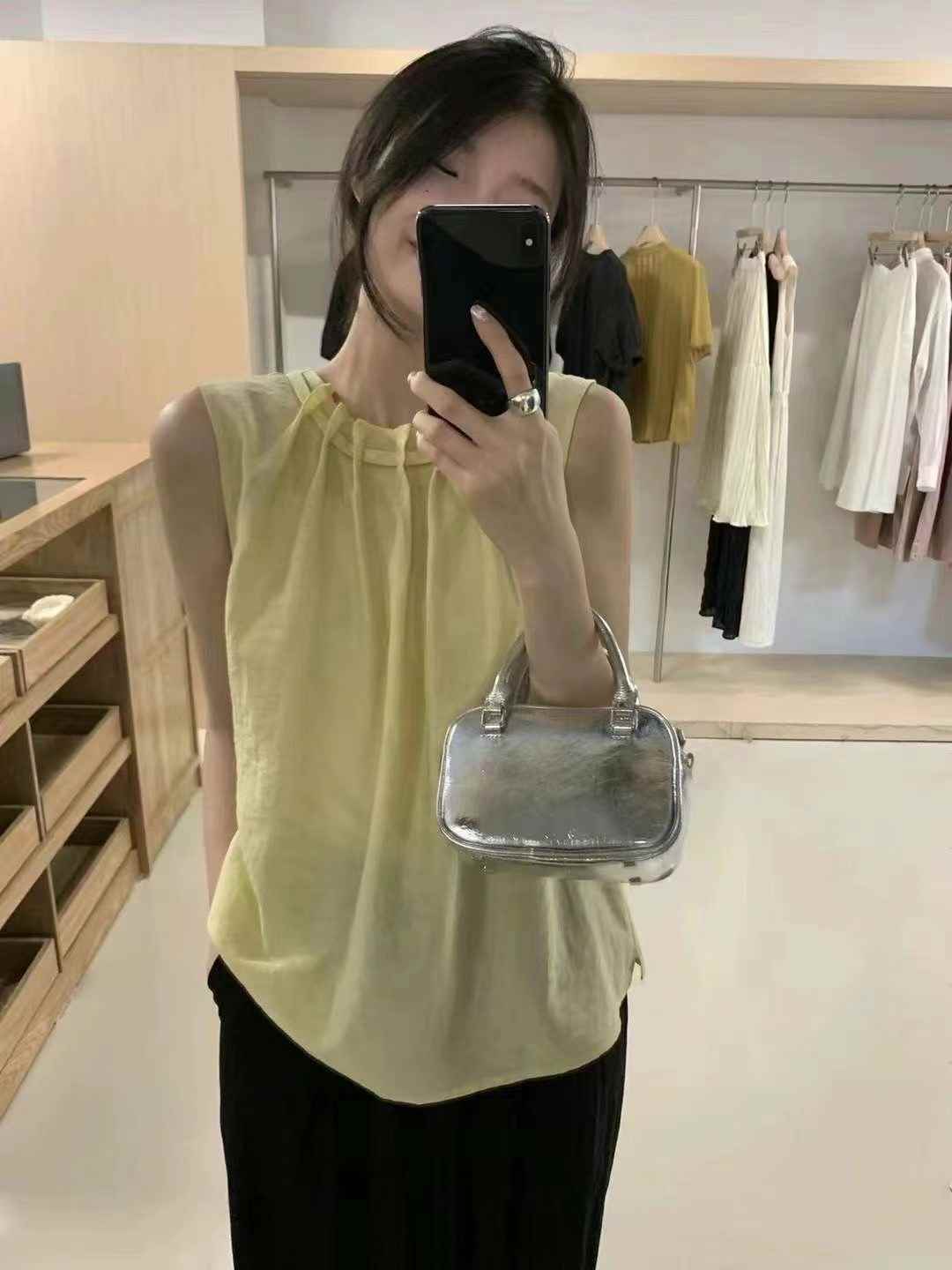 PALPAL直郵韓國代購女裝新款人氣熱賣休閑24春夏襯衫蕾絲衫PALPAL襯衫/蕾絲衫