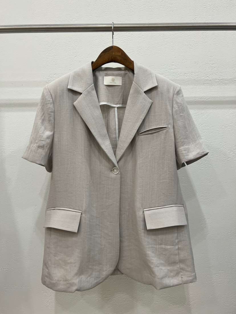 BANI BLUBH韓國直郵女裝新品時尚真品人氣休閑24春夏套裝亞麻BANI BLUSH套裝
