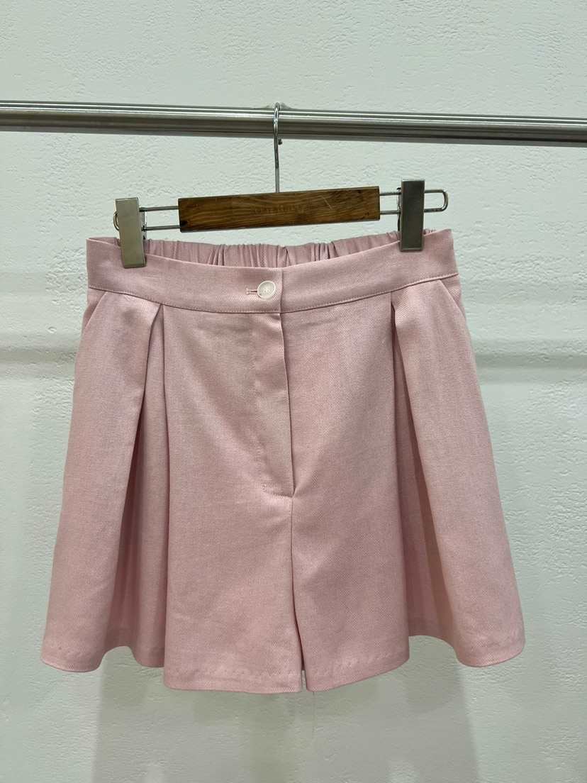 BANI BLUBH直郵韓國代購女裝新品休閑熱賣推薦真品短褲亞麻BANI BLUSH短褲