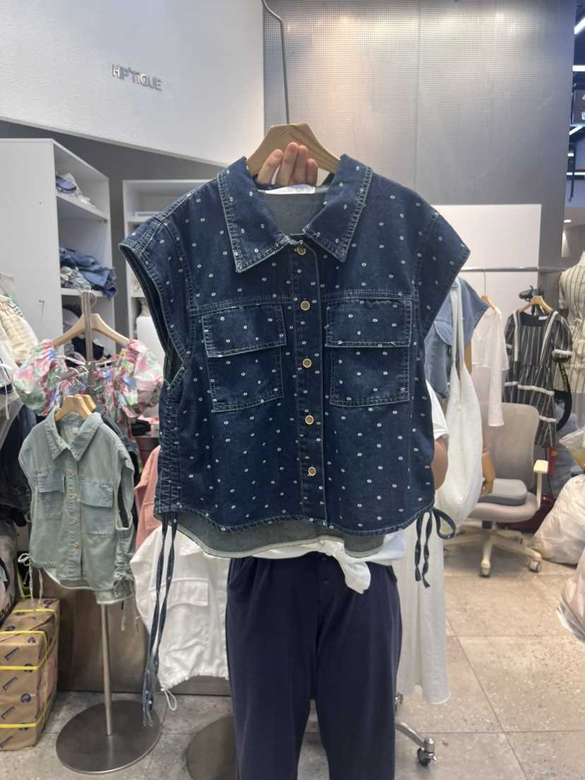 HIPTIQUE韓國直郵女裝新款熱賣24春夏真品職業推薦時尚馬甲BLOOM-Q馬甲