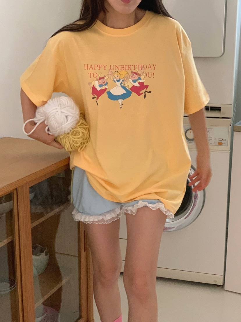 JKICHI直郵韓國代購女裝新品熱賣24春夏推薦休閑時尚人氣T恤EDITT恤